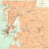 INDIA. Bombay (Mumbai) environs. Maharashtra. Salsette Matheran Kalyan 1924 map