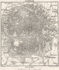 BRITISH INDIA. Girnar Hill (Girinagar), Junagadh, Gujarat 1924 old antique map