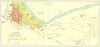 SIEGE OF LUCKNOW.showing British Garrison positions.1857 Indian Mutiny 1924 map