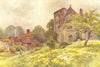 St. Nicholas, Harbledown, Canterbury. Kent. By Ernest Haslehust 1920 old print
