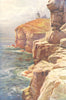 The Lighthouse, Anvil Point, Swanage. Dorset. By Ernest Haslehust 1920 print