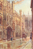 CAMBRIDGE. Gateway of King's College 1907 old antique vintage print picture