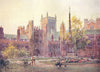 CAMBRIDGE. Gateway & Tower of St John's College 1907 old antique print picture
