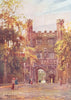 CAMBRIDGE. Colleges. Gateway of Trinity College 1907 old antique print picture