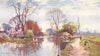 CAMBRIDGE. Boathouse, Robinson Crusoe's Island 1907 old antique print picture