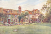CAMBRIDGE. Merton Hall 1907 old antique vintage print picture