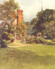 HURSLEY. The Vicarage. HAMPSHIRE 1909 old antique vintage print picture