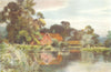 WINCHESTER. Twyford Mill. HAMPSHIRE 1909 old antique vintage print picture