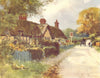 TICHBORNE. Tichborne Arms pub. Winchester. HAMPSHIRE 1909 old antique print