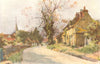 BRAMSHOTT. Attractive view of the village. HAMPSHIRE 1909 old antique print