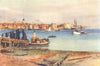 PORTSMOUTH. View from Gosport. Ferry. HAMPSHIRE 1909 old antique print picture