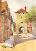 SOUTHAMPTON. West Gate. HAMPSHIRE 1909 old antique vintage print picture