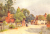 SOPLEY. attractive view of the village. HAMPSHIRE 1909 old antique print