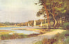 BUCKLER'S HARD. View of Beaulieu river. HAMPSHIRE 1909 old antique print