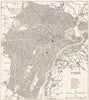ITALY. Turin 1945 old vintage map plan chart