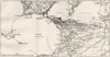 ITALY. Taranto 1945 old vintage map plan chart