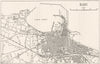ITALY. Bari sketch map 1945 old vintage plan chart