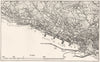 ITALY. Fiume 1945 old vintage map plan chart