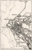 ITALY. Marsala sketch map 1945 old vintage plan chart