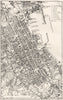 ITALY. Palermo 1945 old vintage map plan chart
