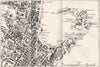 ITALY. Messina 1945 old vintage map plan chart