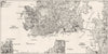 ITALY. Sardinia. Maddalena 1945 old vintage map plan chart