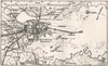 ITALY. Sardinia. Terranova Pausania 1945 old vintage map plan chart