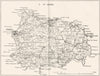 ITALY. Ischia 1945 old vintage map plan chart