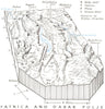 CROATIA. Block diagram of Polja Fatnica & Dabar 1944 old vintage map chart