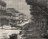 CALIFORNIA. Sacramento Street, San Francisco c1880 old antique print picture
