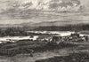 VANCOUVER. West Suburbs of Victoria, Island c1880 old antique print picture