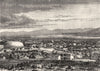 UTAH. Salt Lake City(west side, Tabernacle) c1880 old antique print picture