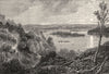 MINNESOTA. Upper Mississippi c1880 old antique vintage print picture