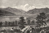 ARKANSAS. Source of, Tributaries Mississippi c1880 old antique print picture