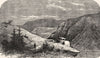 HARPER'S FERRY. Jefferson's Rock, Cemetery Hill c1880 old antique print
