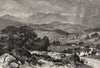VERMONT. New England. Mount Mansfield c1880 old antique vintage print picture