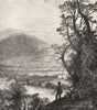 ENGLAND. New. Connecticut river, Massachusetts c1880 old antique print picture