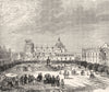 MEXICO. Plaza of Guadalajara, State Jalisco c1880 old antique print picture