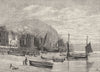 HASTINGS. Cinque ports. Fishermen's Quarter 1898 old antique print picture
