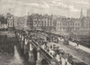 SCOTLAND. Clyde. Broomielaw bridge, Glasgow 1898 old antique print picture