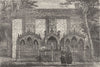 WALES. Dee. Plas Newydd 1898 old antique vintage print picture