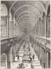 IRELAND. Dublin city. Library, Trinity College 1898 old antique print picture