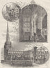 BRISTOL. Maryleport St; St Mary Redcliffe; Pithay 1898 old antique print