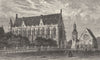 GLOS. Bristol. Clifton College 1898 old antique vintage print picture