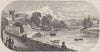 CHESHIRE. Chester. View Walls 1898 old antique vintage print picture