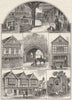 CHESTER. Rows; Bishop Lloyd; Gods Providence; Stanley 1898 old antique print