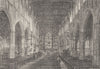 WARCS. Lichfield & Coventry. St Michael's 1898 old antique print picture