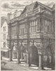 DEVON. Exeter. Guildhall 1898 old antique vintage print picture