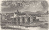 WALES. Monmouth bridge 1898 old antique vintage print picture