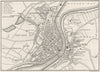 IRELAND. Londonderry, sketch map 1898 old antique vintage plan chart